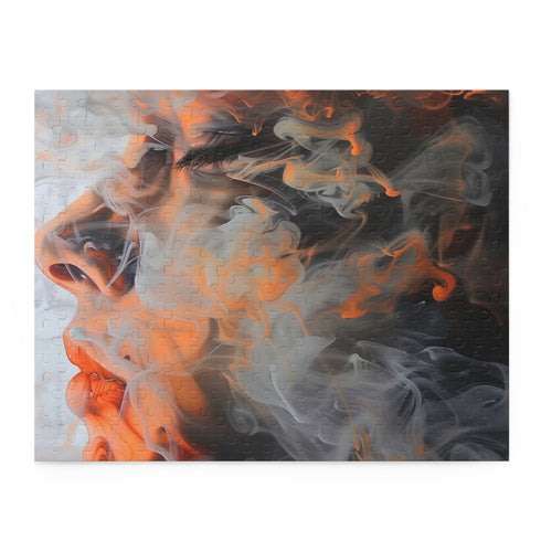 Captivating Smoke Art Jigsaw Puzzle for a Relaxing Experience