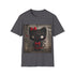 Kuromi Dark Side Kitty Charcoal T-Shirt Summer Pick Mens Womens Crew Neck
