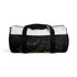 Stylish small duffel bag with music notes pattern for musicians on-the-go.
