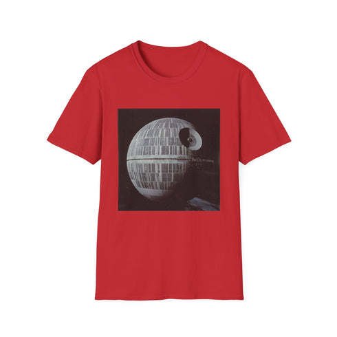 Star Wars Death Star Charcoal T-Shirt for Men and Women.