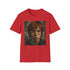 Charcoal cotton T-shirt featuring Ron Weasley portrait evokes magical Hogwarts adventures