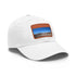 Desert Dreamer Baseball Cap in White with Light Brown Patch