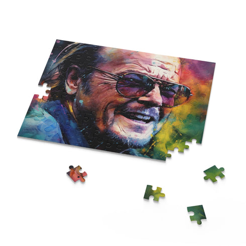 Jack Nicholson Jigsaw Puzzle with iconic actor design, 120 pieces
