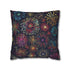 Fireworks Festive Pillow Case - Colorful seamless pattern adds flair to bedroom decor