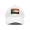 Desert Dreamer Full Moon Baseball Cap in White with Light Brown Patch
