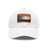 Desert Dreamer White Baseball Cap with Moon and Dunes Patch