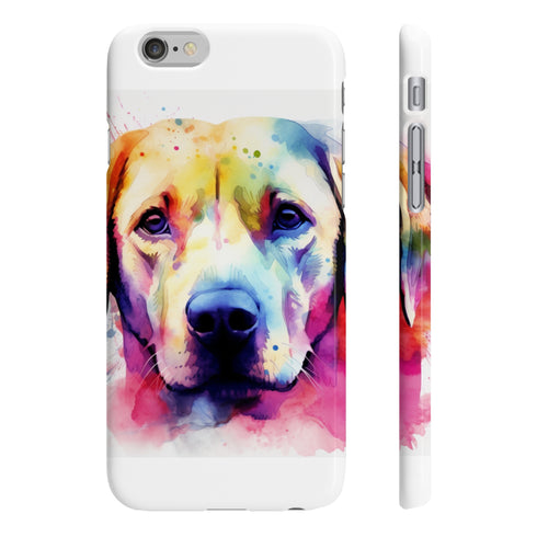 Labrador Love Slim iPhone 8 Plus Glossy Phone Case - Accessories