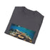 Symphony of Colors Beneath the Waves T-shirt in Charcoal, size S.