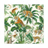 Tiger jungle canvas print with seamless patterns and majestic tigers.