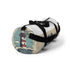Coastal lighthouse and waves print small duffel bag, made in the USA.