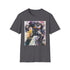 Charcoal cotton Megatron T-shirt with crew neck regular fit design