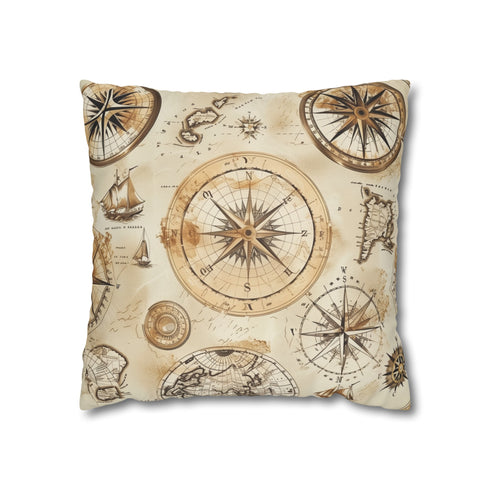 Vintage Maps Pillowcase Collection - Add a touch of history with seamless old world map pattern for home decor