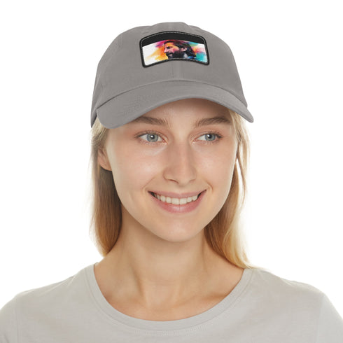 Neon Dreams Bradley Cooper Watercolor Cap in White Rectangle Shape