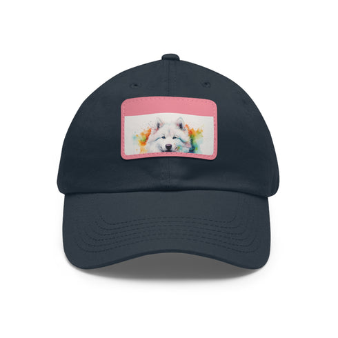 Watercolor Samoyed Charm Baseball Cap