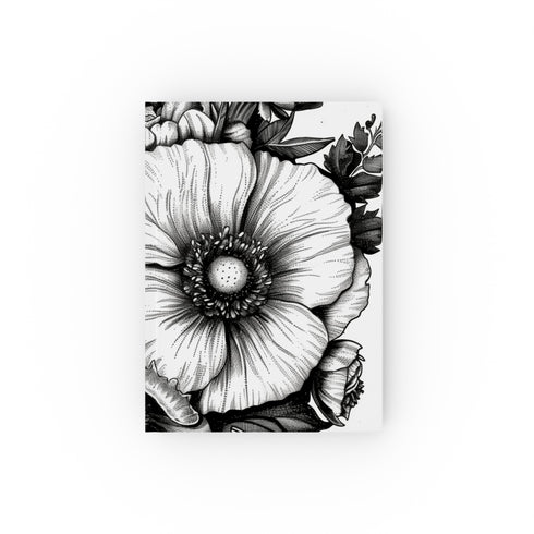 Floral sketchbook: Blooming Pages for nature-inspired writing and sketches, high-quality material, perfect gift