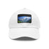 Alpine Peak Adventure Cap with White/Light Brown Patch - Stylish Mountain-inspired design.