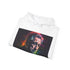 Taxi Driver Watercolor Hoodie in Navy, Size Small unisex regular fit.