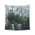 Kingdom of Dreams: Fantasy Castle Tapestry - Majestic castle design for fairytale charm in your décor, high-quality material, perfect gift - 34x40 or 57x57 inches