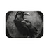 Gothic raven bath mat with dark, dramatic design for home.