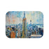 Empire State Majesty Bath Mat 24 x 17, Sublimated Watercolor Building Art.