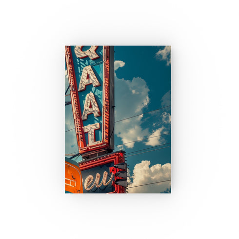 Diner Dreams Retro Journal - Vibrant design for jotting down memories & stories, perfect gift!