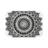 Calming mandala design bath mat for a spa-like bathroom atmosphere.