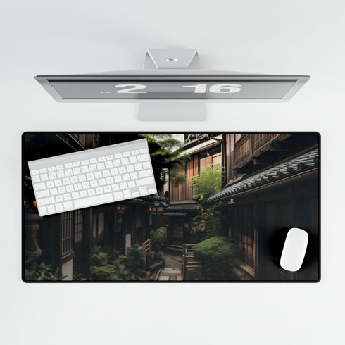 Kyoto Historic Wooden Streets XXL Extended Desk Mat - View 5 | Prints With Passion