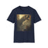 Charcoal cotton T-Rex T-shirt, powerful design for men and women.