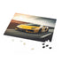 Lamborghini Speed Racing Puzzle with 120 pieces, high-speed automotive theme.