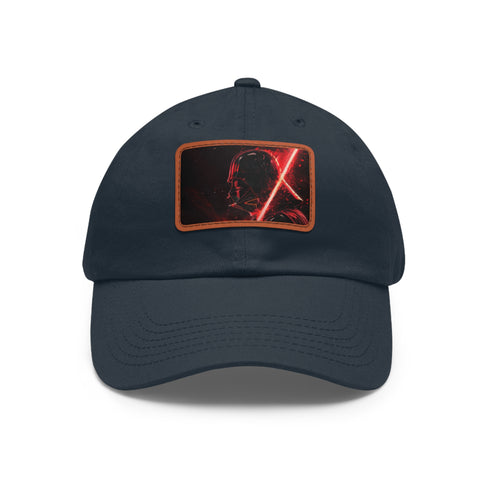 Dark Side Vader Sith Baseball Cap in White with Light Brown Patch