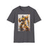 Charcoal regular fit t-shirt featuring Bumblebee graphic in breathable cotton
