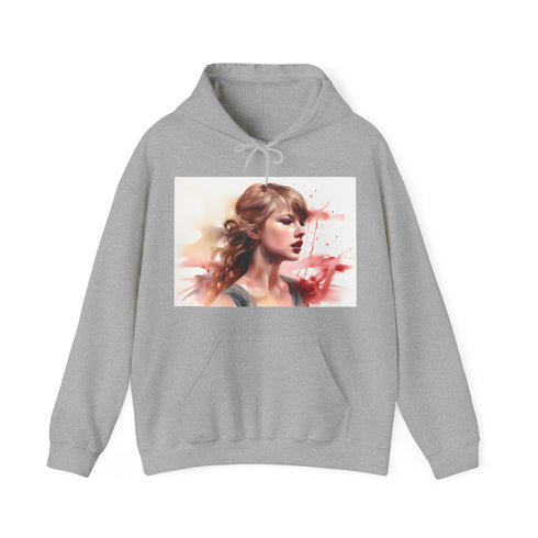 Navy unisex Taylor Swift-inspired hoodie for music-loving fashionistas.