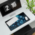 Bioluminescent Jellyfish Crystal Cave Gaming XXL Extended Desk Mat - View 7 | Prints With Passion