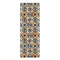 Artisan tiles design rubber yoga mat for balance and peace.