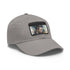Batman watercolor cap with white/light brown patch, rectangle shape.