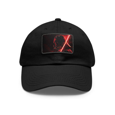 Dark Side Vader Sith Baseball Cap in White with Light Brown Patch