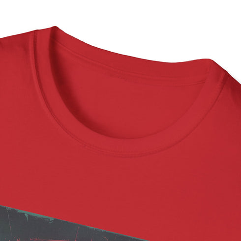 California Outrun Retro Sunset Palms Graphic Unisex Softstyle T-Shirt