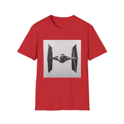 Star Wars Tie Fighter Charcoal T-Shirt for Men's and Women's Clothing