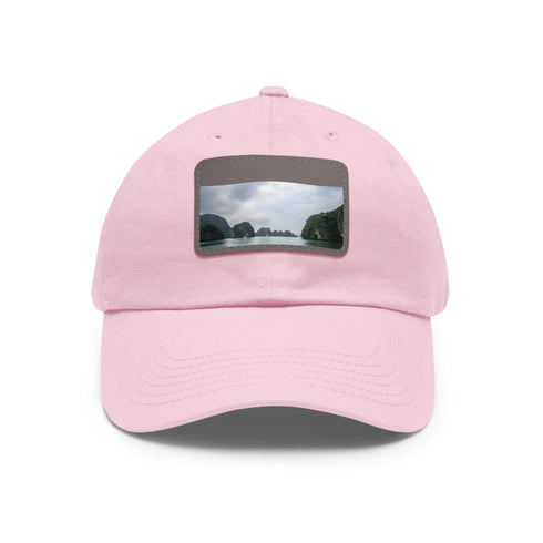 Halong Bay Emerald Waters Cap in White with Light Brown Patch