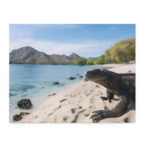 Komodo Dragon Puzzle with 120 pieces of captivating natural scenery.