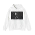 Vibrant Tom Hardy watercolor portrait navy hoodie unisex regular fit.