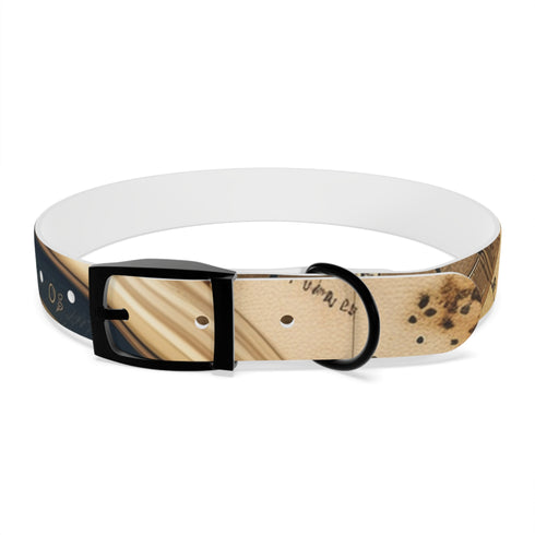 Wanderlust Dog Collar: Vintage Maps