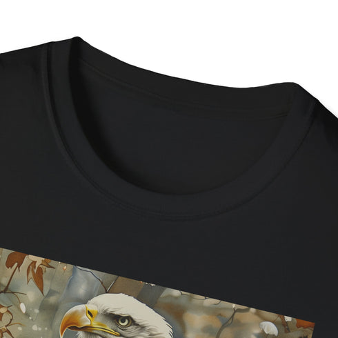 Wings of the Wind: A Majestic Eagles Flight Captured on Canvas