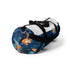 Orange Koi fish patterned small duffel bag, nature-inspired design.