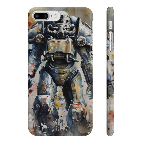 Atomic Age Armor Phone Case - Glossy iPhone 7/8 Plus Slim Case