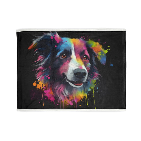 Collie Love Spell Blanket: Heartwarming loyalty woven in every thread.