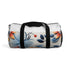 Floral pattern small duffel bag, perfect for weekend getaways or gym trips.