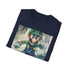 Cotton charcoal Luigi T-shirt with distinctive crew neck and playful character design
