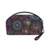 Colorful Festive Fireworks Makeup Bag with All Over Print Design.