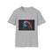 Watercolor Poodle Playtime T Shirt in Charcoal for Summer Fun